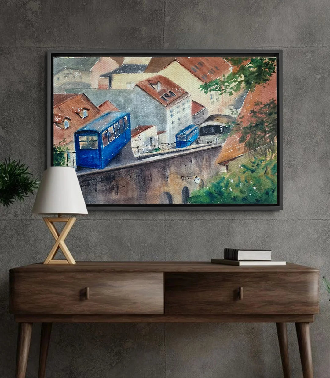 Transport urbain de Zagreb - signé par l'artiste Iryna.